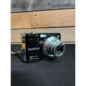 Fujifilm Finepix AX655 16MP Digital Camera 5x Zoom Black TESTED